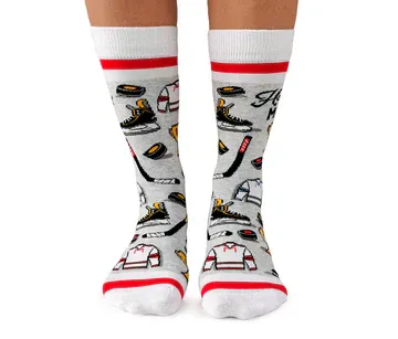 2438 - WOMEN'S SOCKS - HOCKEY MOM