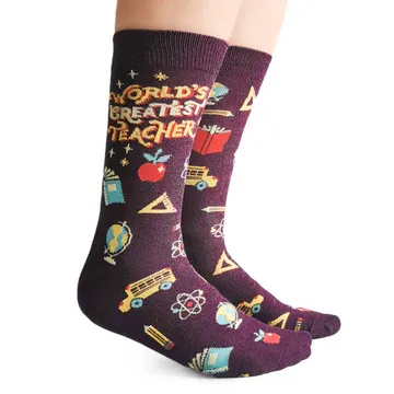 X2575 - WOMEN'S SOCKS - TEACHER'S PET