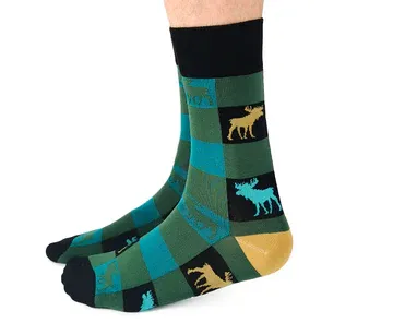 0960 - MEN'S SOCKS - BOREAL MOOSE