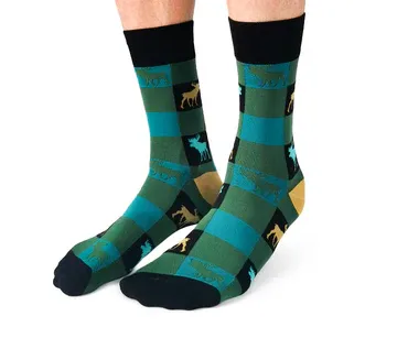 0960 - MEN'S SOCKS - BOREAL MOOSE