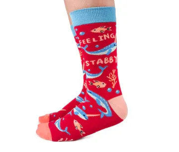 2247 - WOMEN'S SOCKS - NAUGHTY NARWHAL