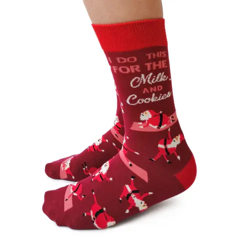 2186 - WOMEN'S SOCKS - YOGA SANTA