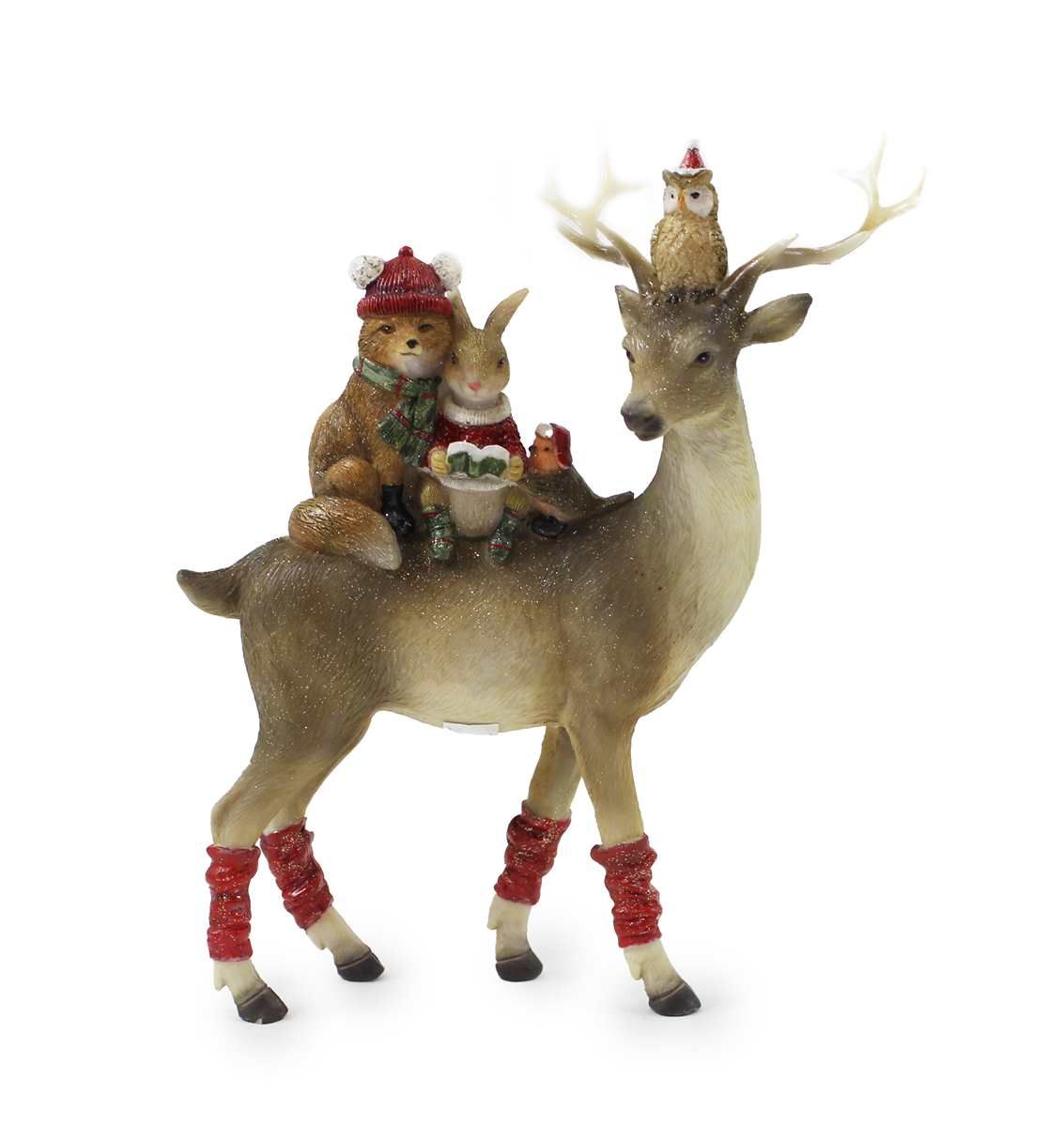 KT7193 - CHRISTMAS DÉCOR - DEER W/ANIMALS