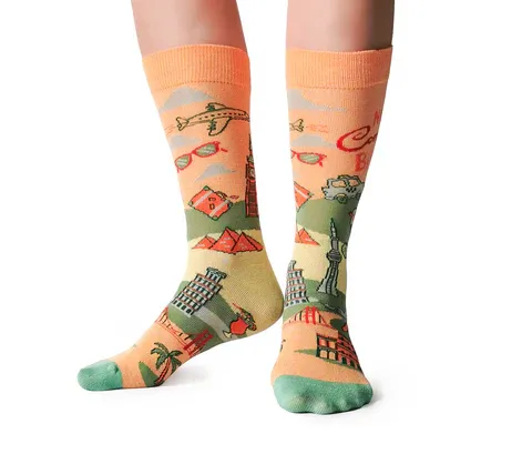 2094 - WOMEN'S SOCKS - BON VOYAGE