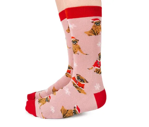 6785 - WOMEN'S SOCKS - MERRY PUGMAS