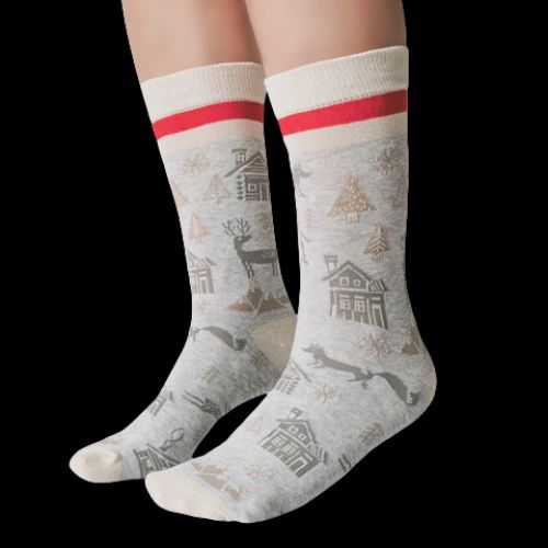 2070 - WOMEN'S SOCKS - WINTER WONDERLAND