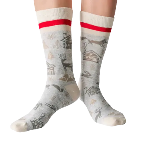2070 - WOMEN'S SOCKS - WINTER WONDERLAND