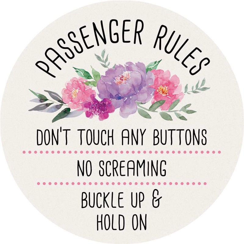 CSCC78066 - CAR COASTER - PASSENGER RULES