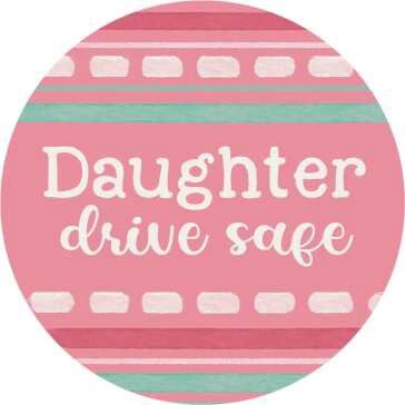 CSCC78086 - CAR COASTER - DAUGHTER