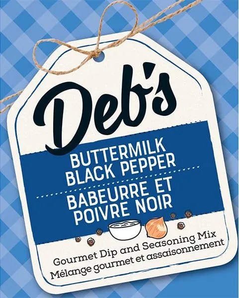XDEB-BBP - DEB'S DIPS - BUTTERMILK BLACK PEPPER
