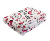 IX-493880 - FLEECE THROW - SNOWMEN / SANTA