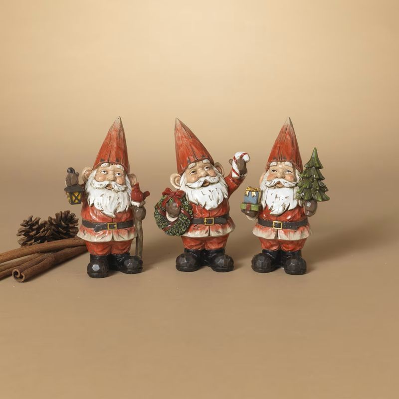 2685390 - RESIN HOLIDAY SANTA 3/ASST