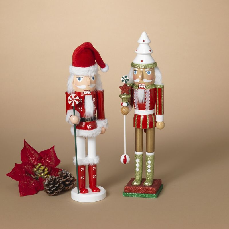 2730680 - 15" WOODEN NUTCRACKER 2/ASST