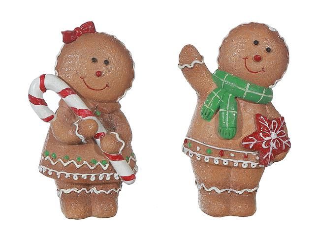 XM-MO1030 - GINGERBREAD DÉCOR - 2/ASST BOY OR GIRL