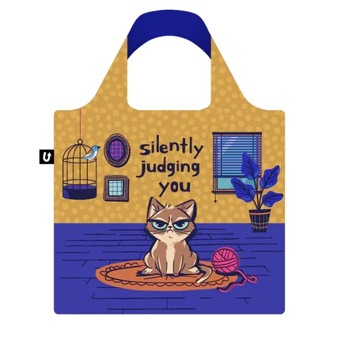 3992 - FOLDABLE TOTE - SILENTLY JUDGING YOU