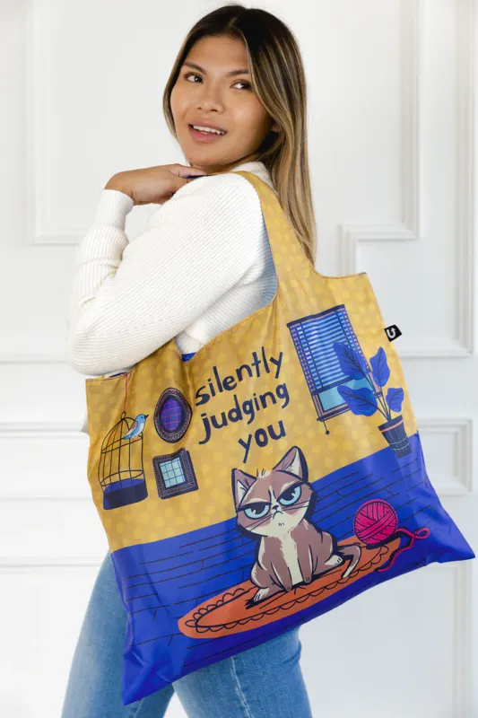 3992 - FOLDABLE TOTE - SILENTLY JUDGING YOU