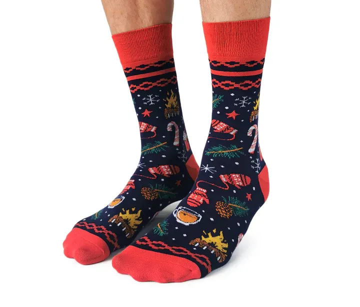 1431 - MEN'S SOCKS - MERRY + BRIGHT