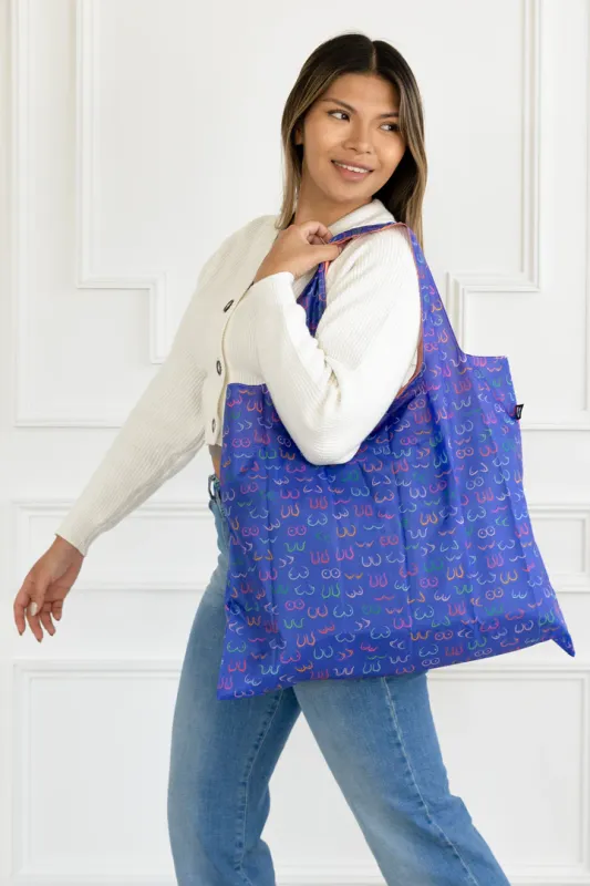 4005 - FOLDABLE TOTE - SIMPLY THE BREAST