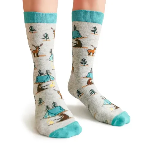 2131 - WOMEN'S SOCKS - CAMPING QUEEN