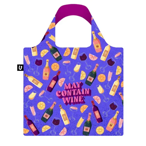 4050 - FOLDABLE TOTE - MAY CONTAIN WINE