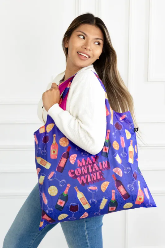 4050 - FOLDABLE TOTE - MAY CONTAIN WINE
