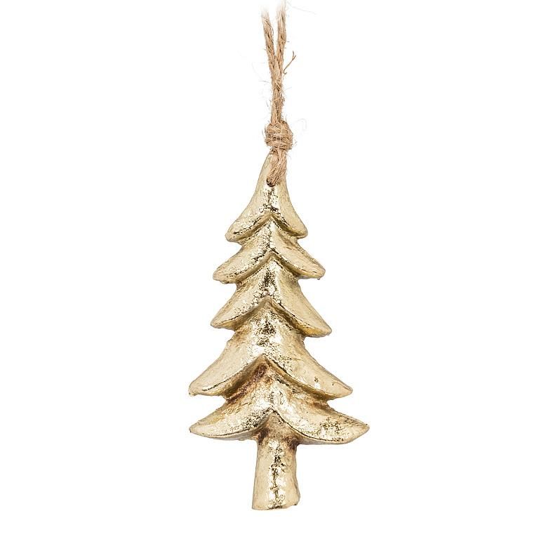 44-APOTHECARY-113 - TREE ORNAMENT / GOLD