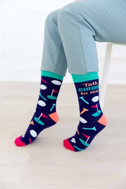 2896 - WOMEN'S SOCKS - TALK BIRDIE TO ME