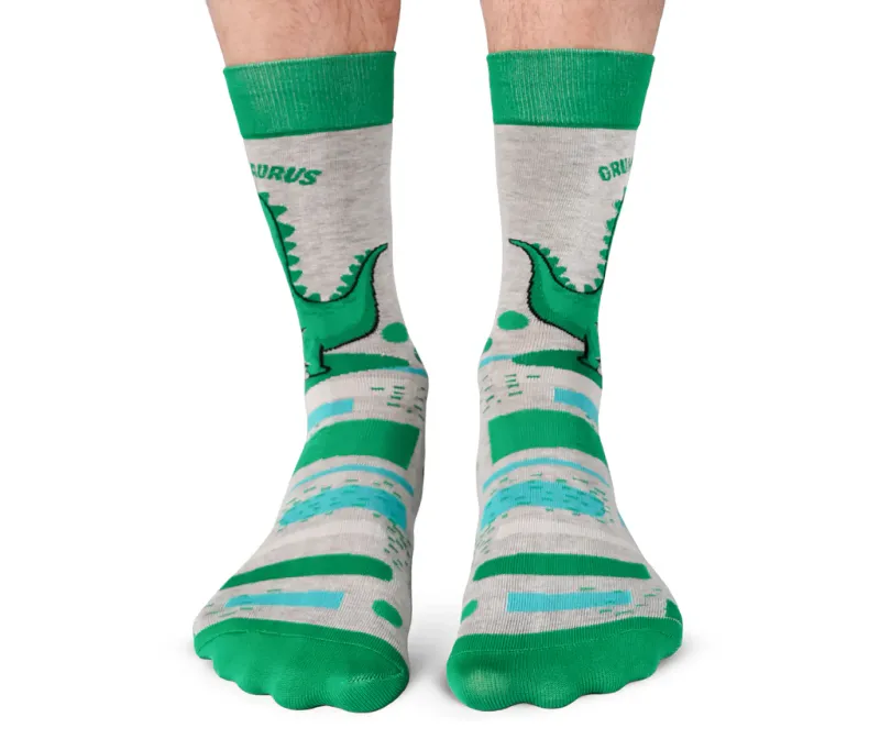 0687 - MEN'S SOCKS - GRUMPASAURUS