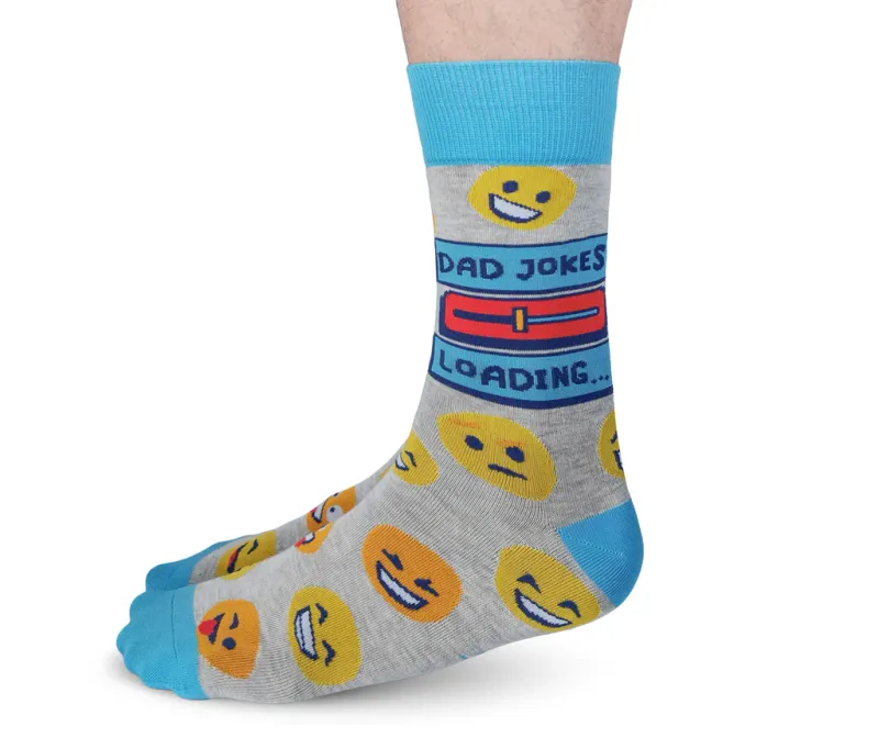 0694 - MEN'S SOCKS - DAD JOKES
