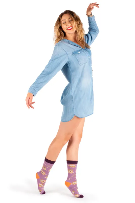 2162 - WOMEN'S SOCKS - I'M A HOOT