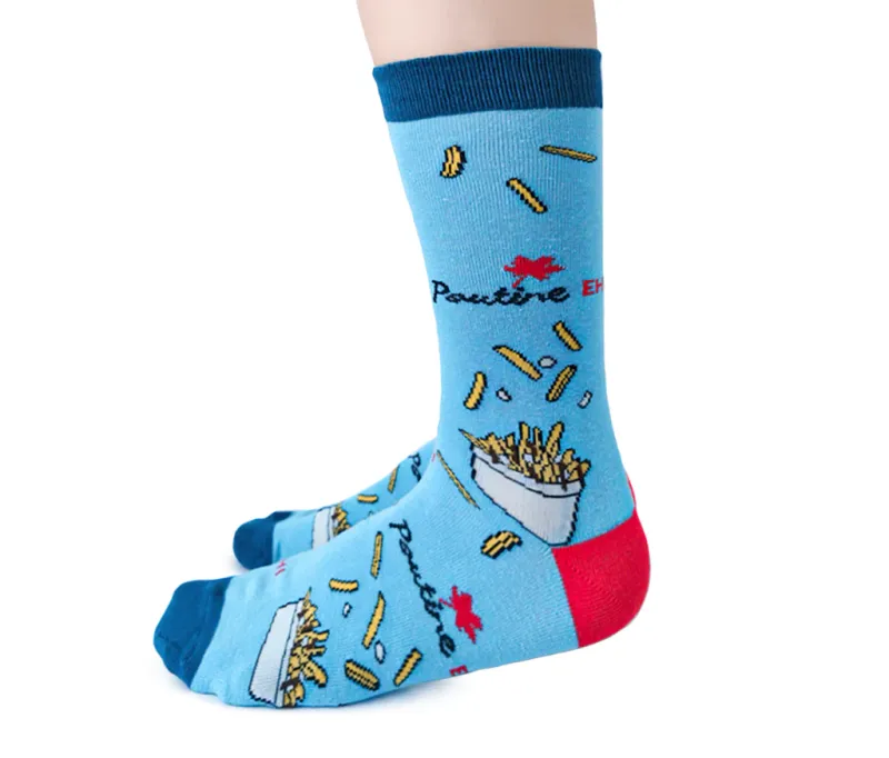2278 - WOMEN'S SOCKS - POUTINE EH!