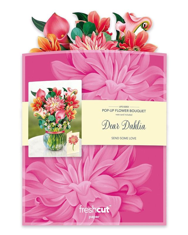 327-3732 - POP-UP FLOWER BOUQUET - DEAR DAHLIA