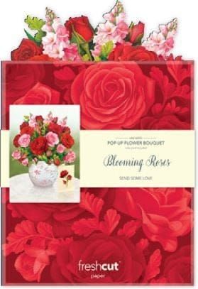 327-3739 - POP-UP FLOWER BOUQUET - BLOOMING ROSES