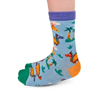 3732 - KID'S SOCKS - TACOSAURUS