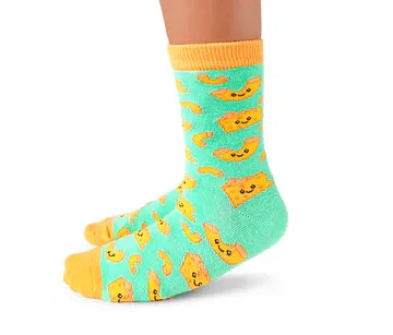 3657 - KID'S SOCKS - MAC + CHEESE