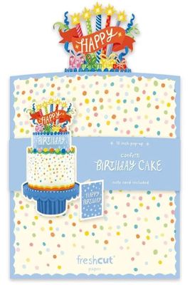 327-7250 - POP-UP - CONFETTI BIRTHDAY CAKE