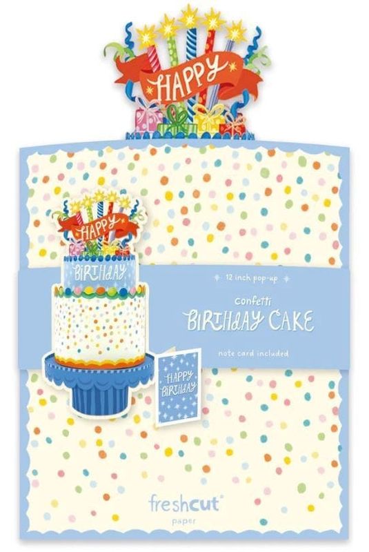 327-7250 - POP-UP - CONFETTI BIRTHDAY CAKE