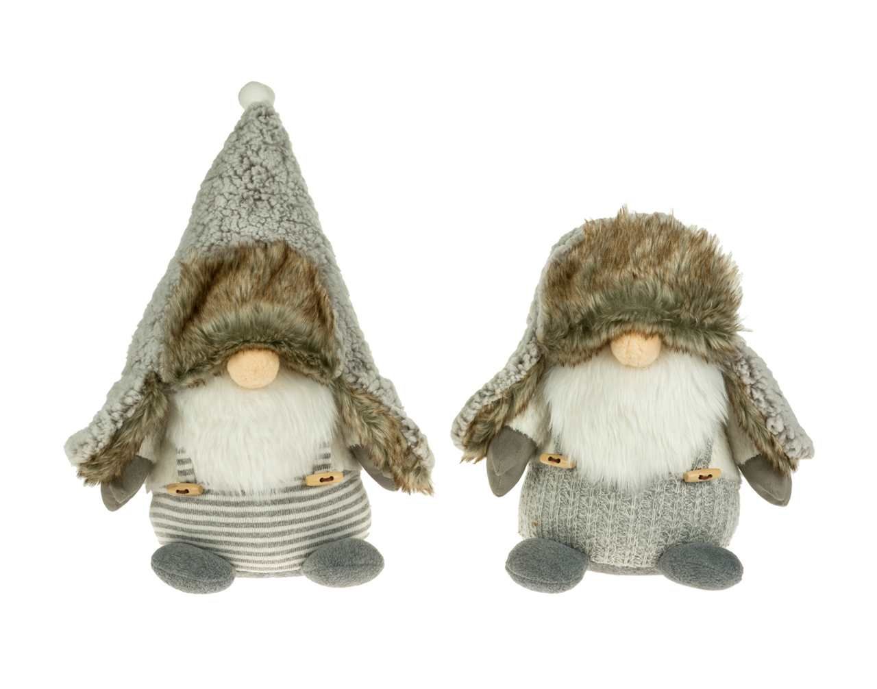 Q3202 - 12.5" GREY/WHITE GNOME - 2 ASST