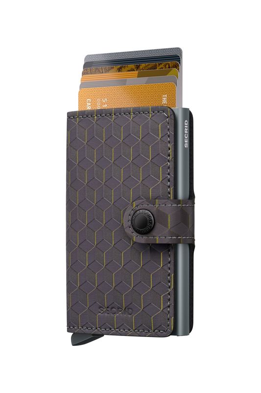 MOp / MINIWALLET - OPTICAL GREY YELLOW