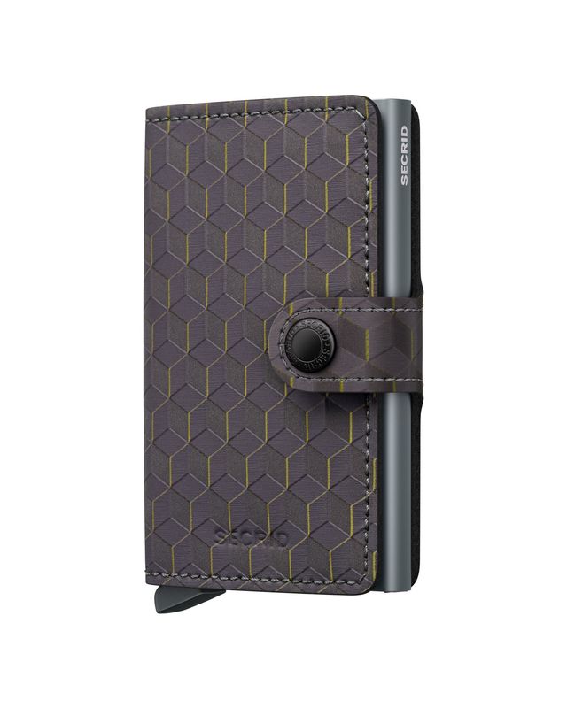 MOp / MINIWALLET - OPTICAL GREY YELLOW