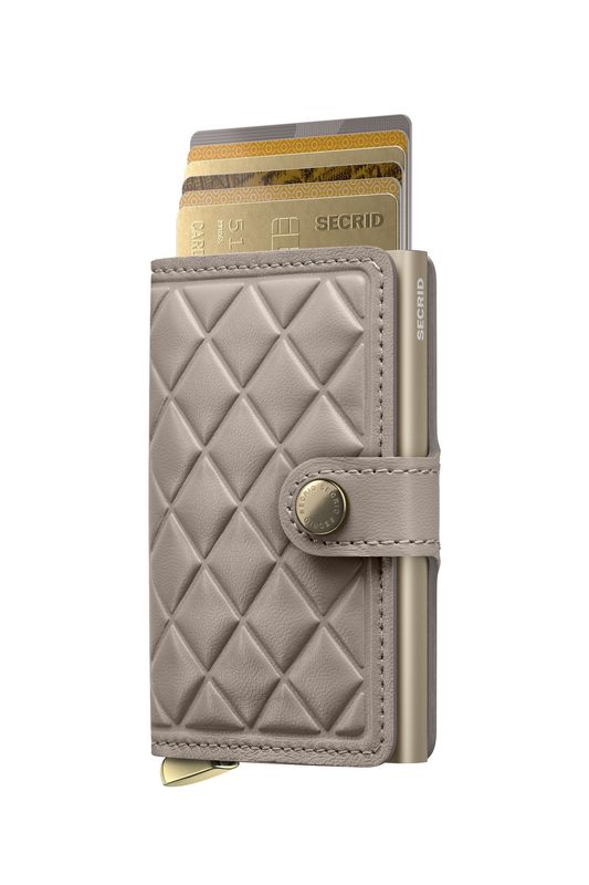 MEd / PREMIUM+ MINIWALLET - EMBOSS DIAMOND CHALK