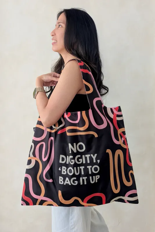 4128 - FOLDABLE TOTE - NO DIGGITY