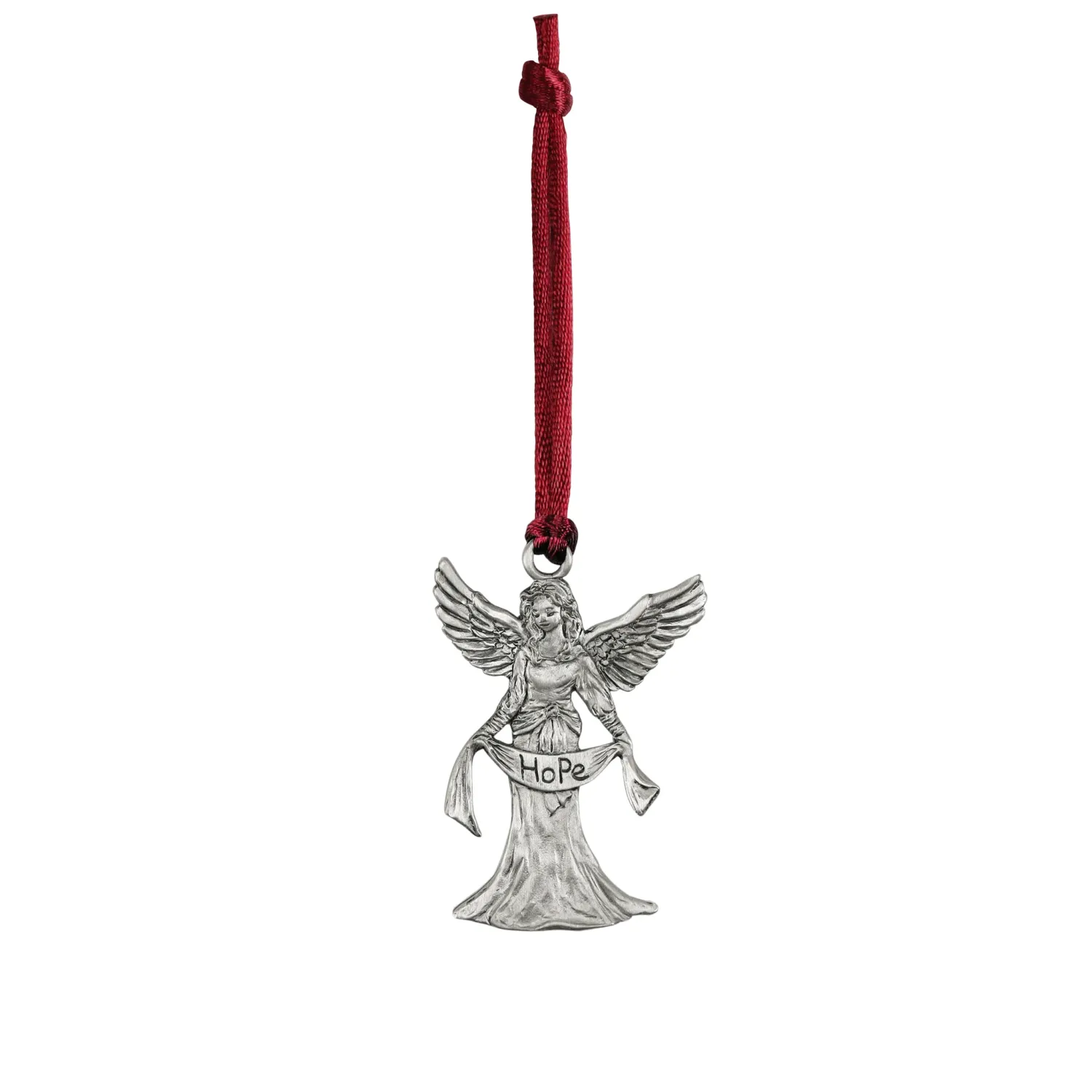 SGSC111S - PEWTER ORNAMENT - ANGEL OF HOPE