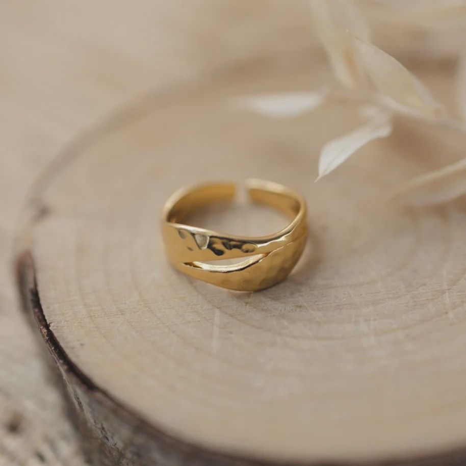 EXPRESSIVE RING, COLOUR: GOLD