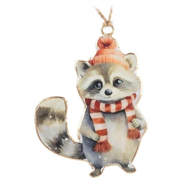 37-IMPRINT-147 - WINTER RACCOON ORNAMENT