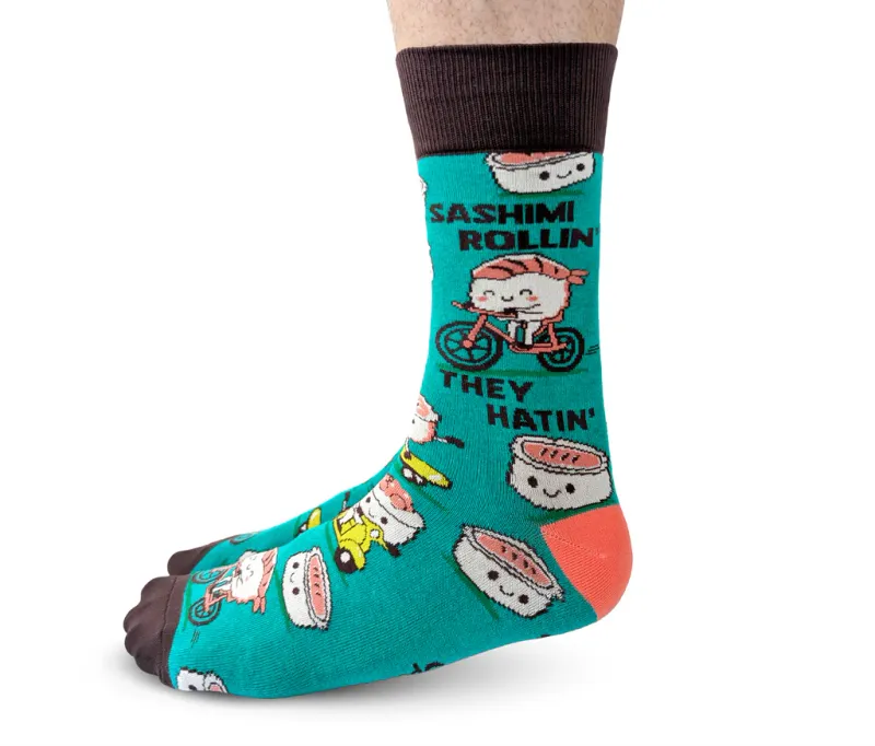 0557 - MEN'S SOCKS - SASHIMI ROLLIN'