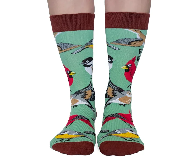3107 - WOMEN'S SOCKS - BIRD NERD