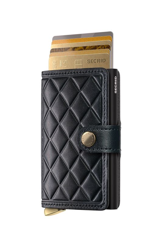 MEd / PREMIUM+ MINIWALLET - EMBOSS DIAMOND BLACK