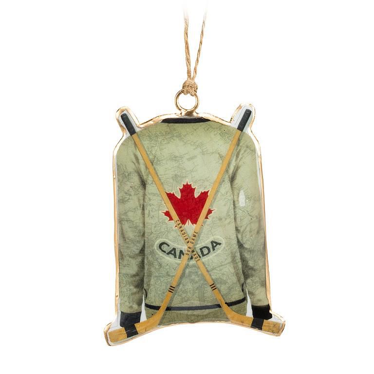 1337-IMPRINT-HOCKEY - HOCKEY JERSEY ORNAMENT-3.5"H
