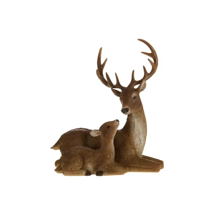 D5010 - LAYING REINDEER WITH FAWN